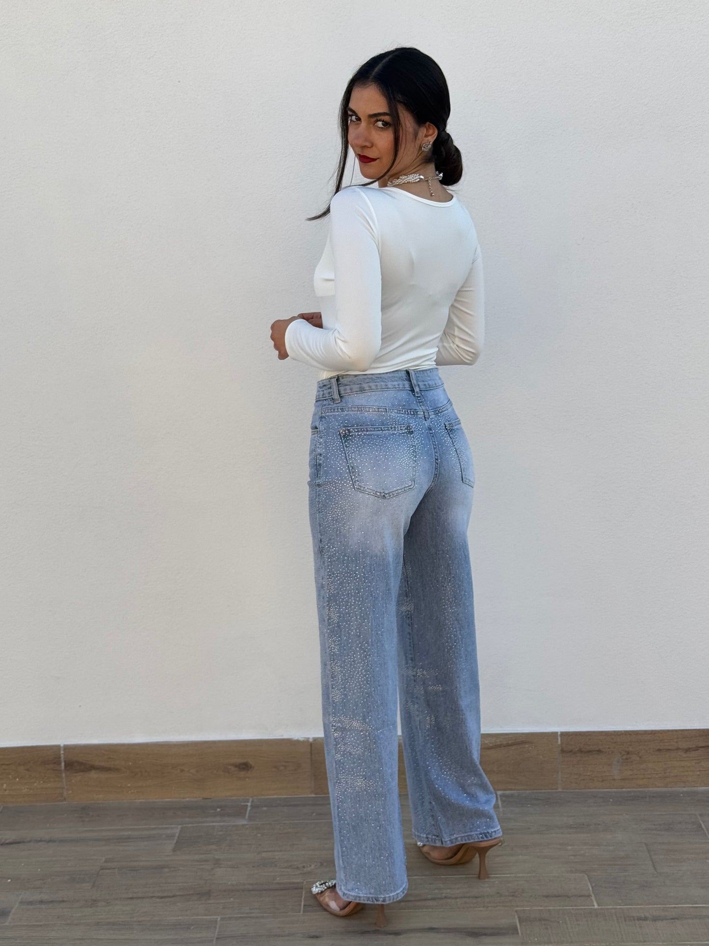 Jeans Brillantinato