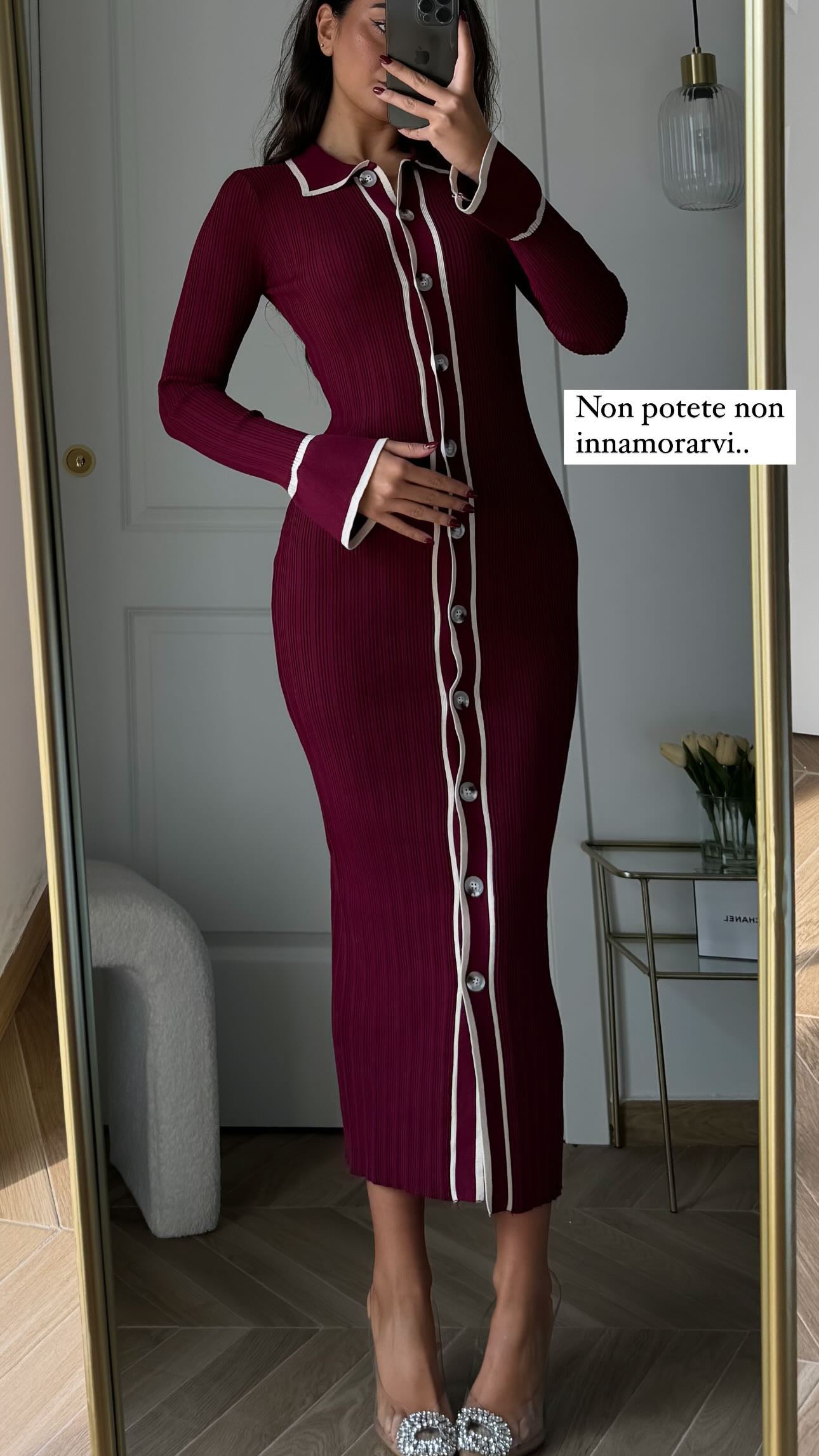 Dress Elegant Bordeaux