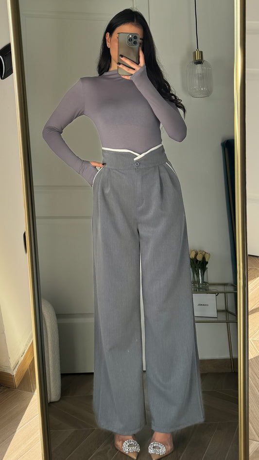 Pantaloni Ludo Grey