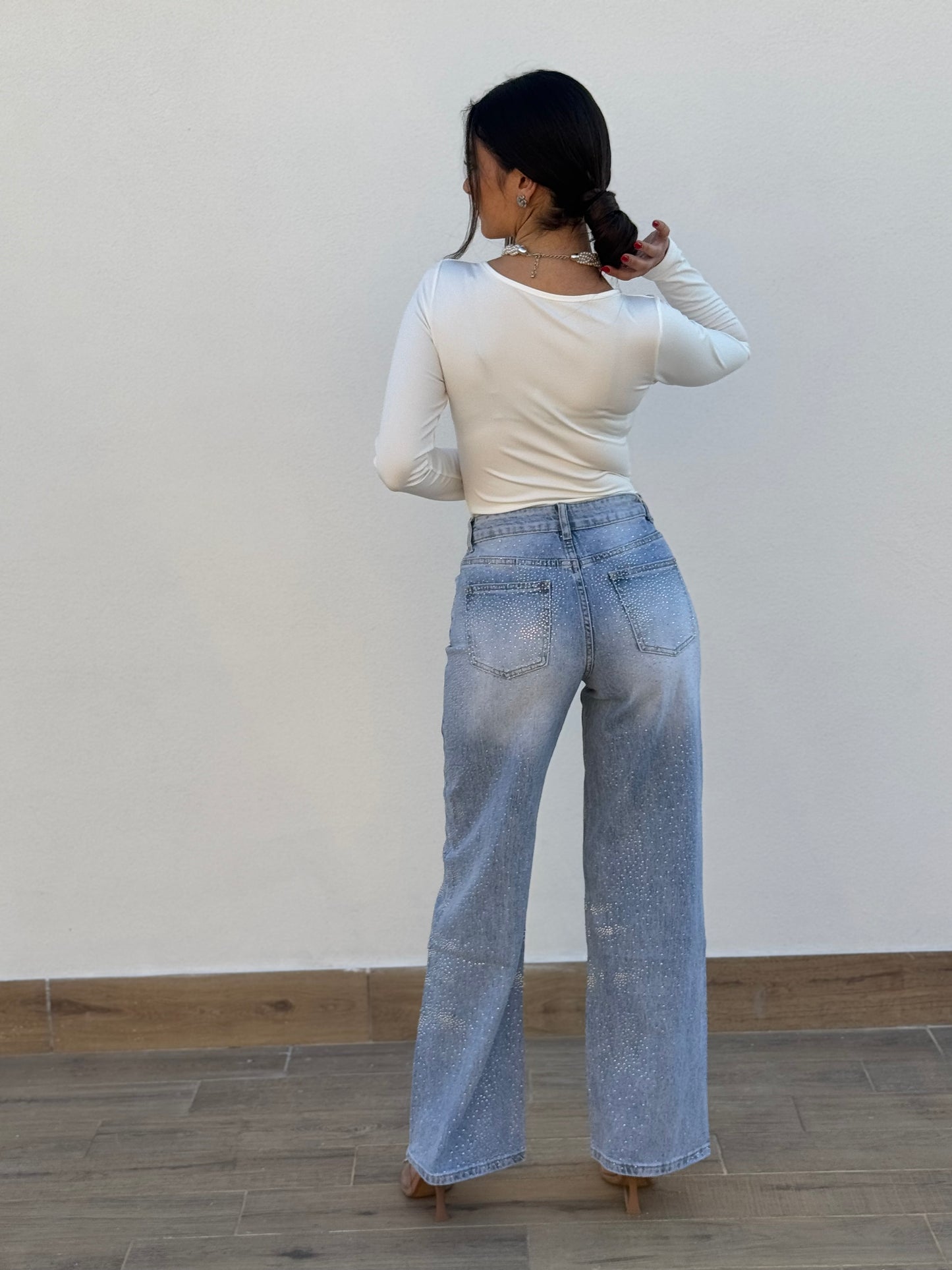 Jeans Brillantinato