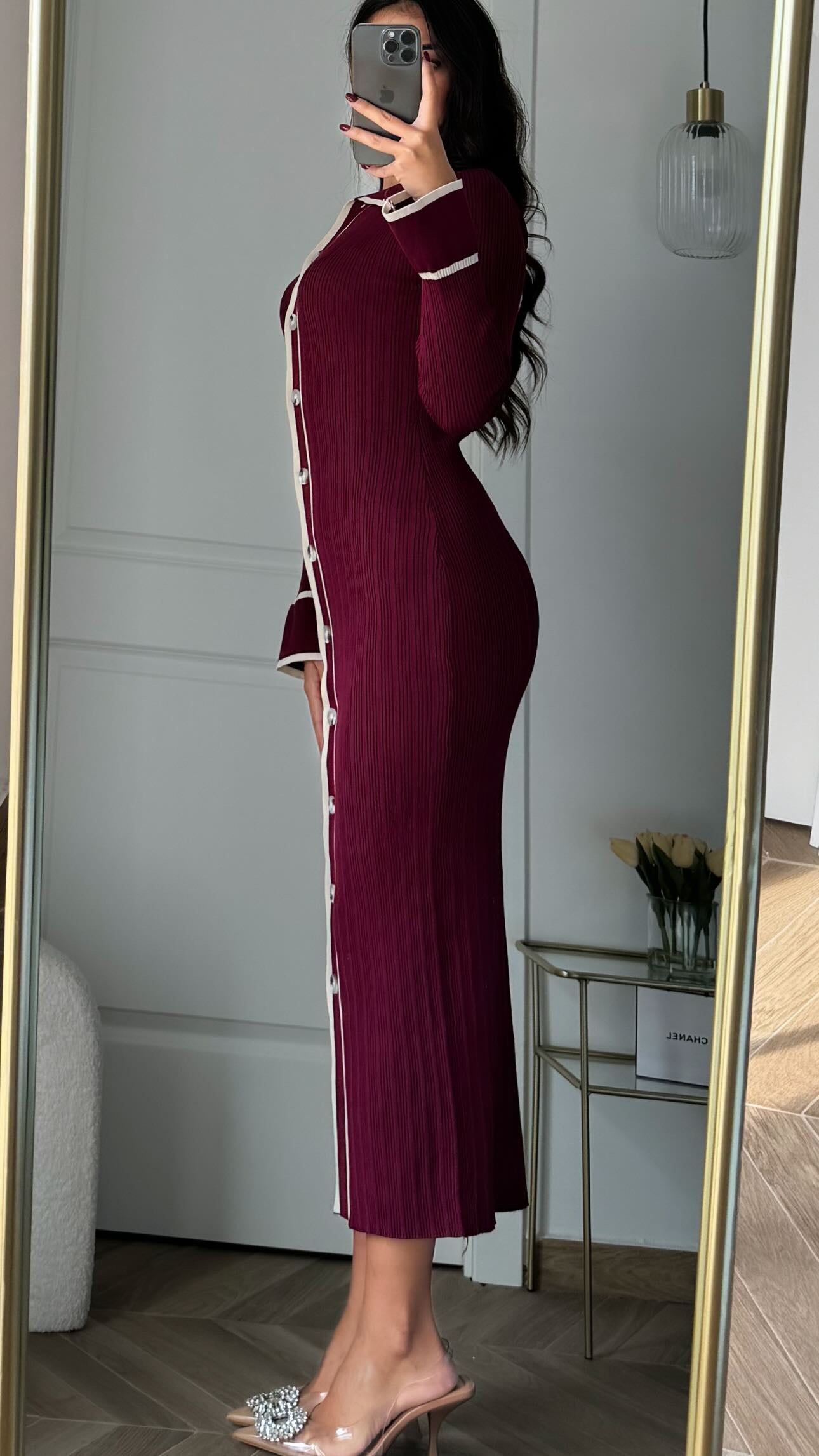 Dress Elegant Bordeaux