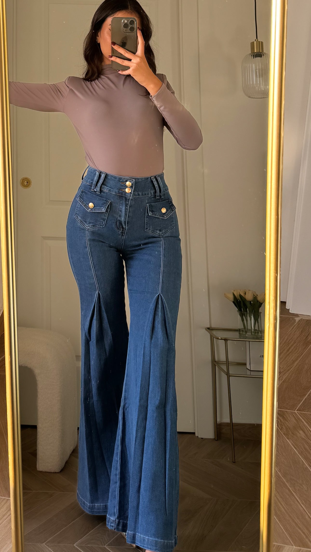 Jeans Maxi zampa