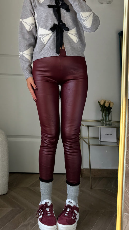 Leggins ecopelle