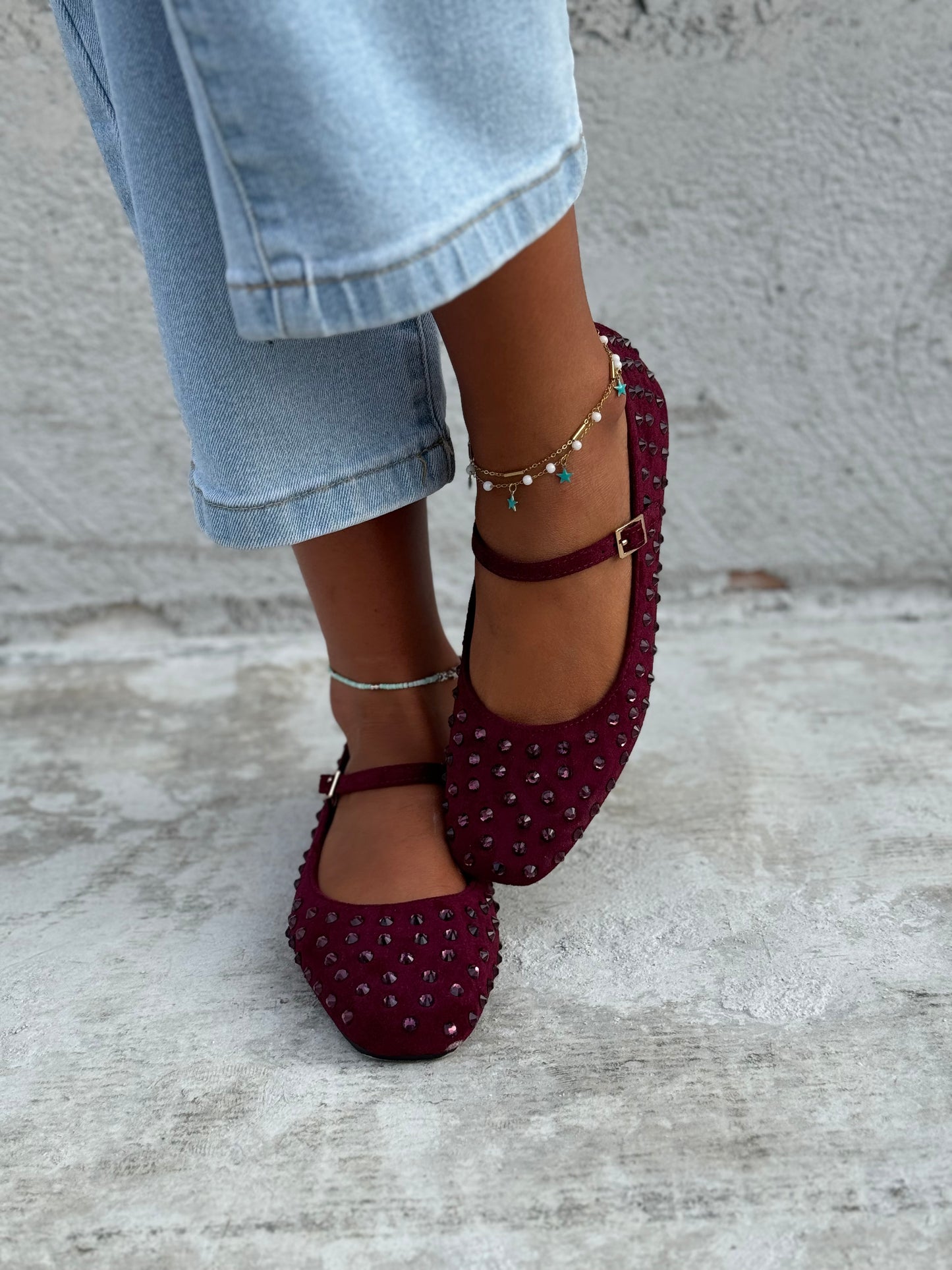 Ballerine bordeaux