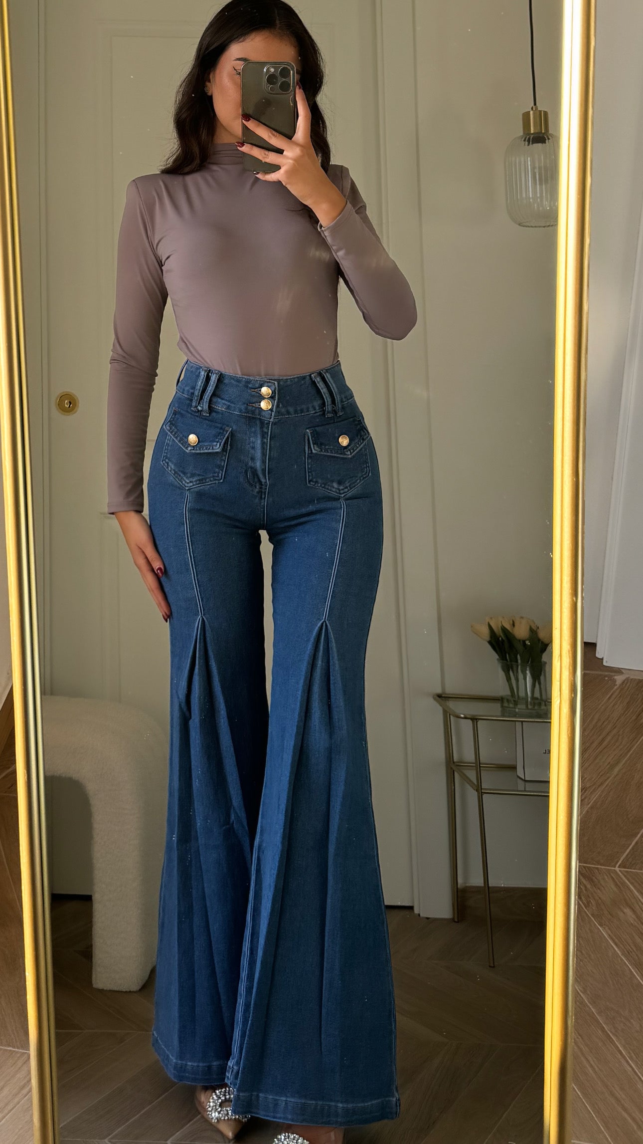 Jeans Maxi zampa