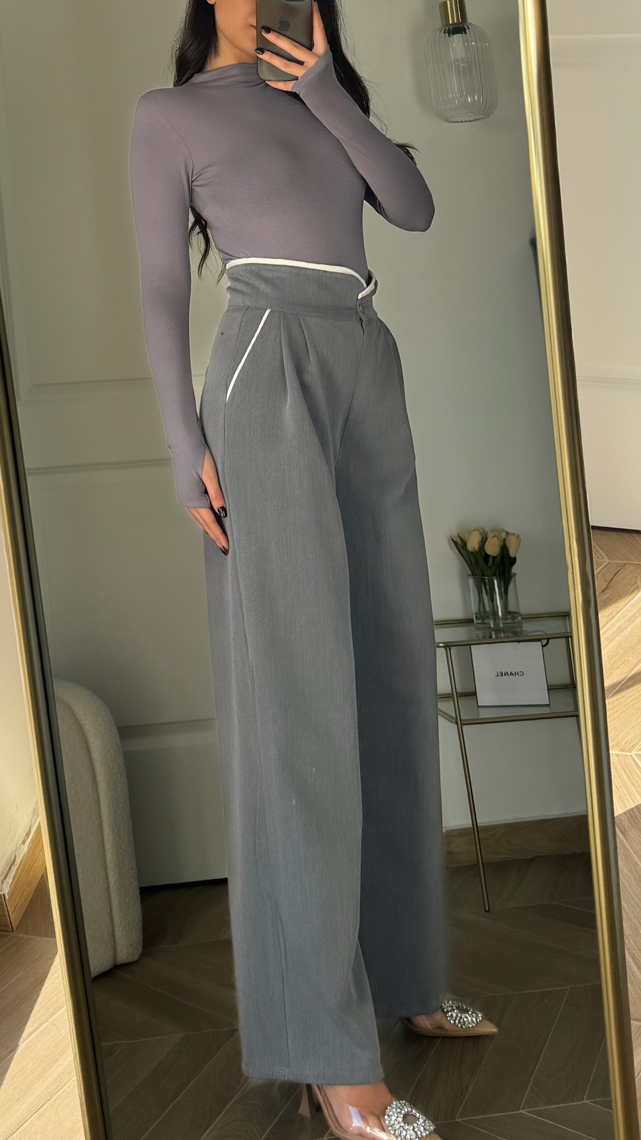 Pantaloni Ludo Grey