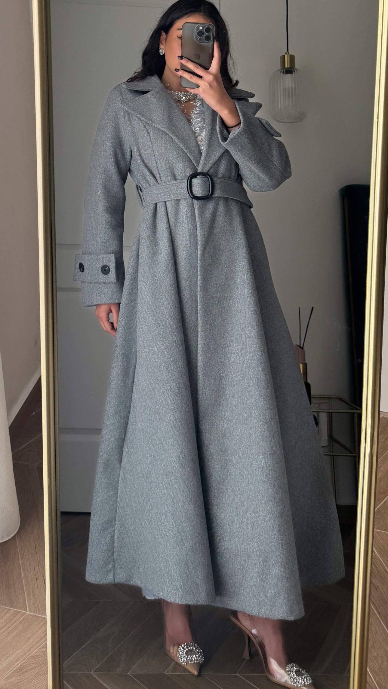 Cappotto Campana Grigio