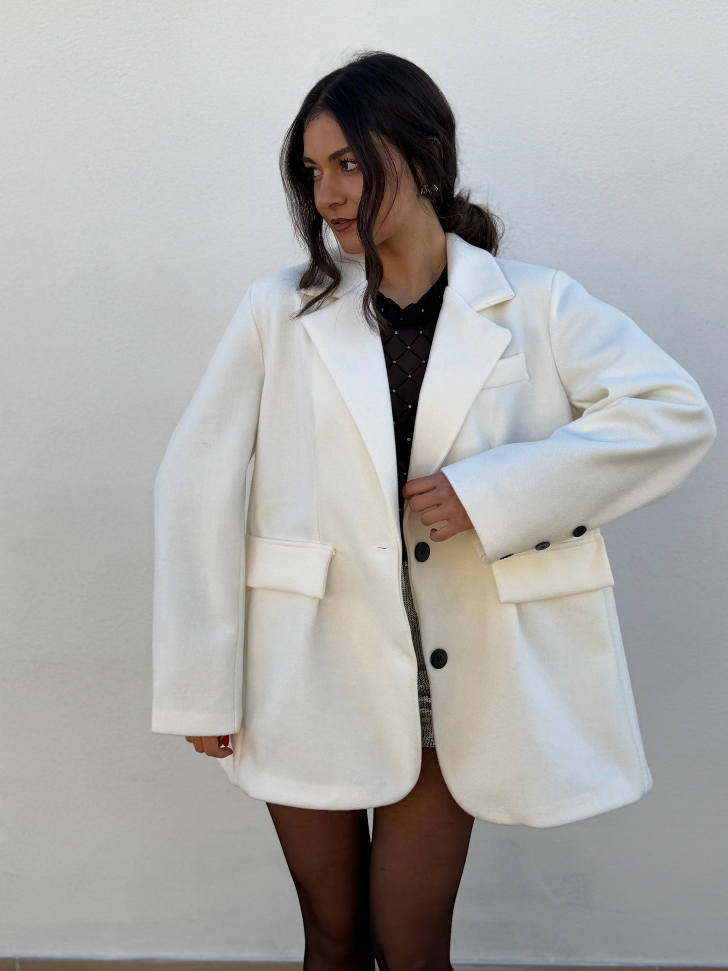 Blazer Cappotto White